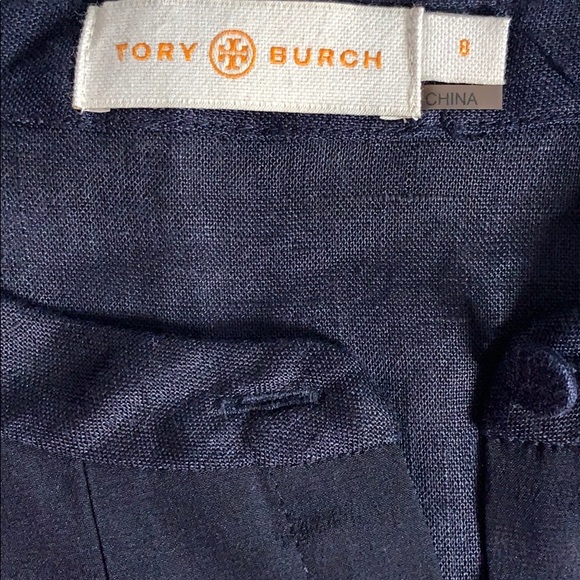 Tory Burch Linen and Silk Sleeveless Blouse - Picture 5 of 7